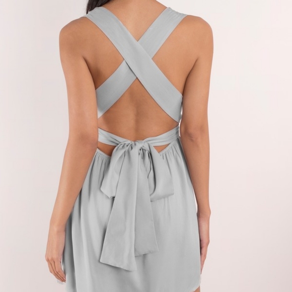 NWT Tobi Minnie Grey Skater Dress - Picture 2 of 4